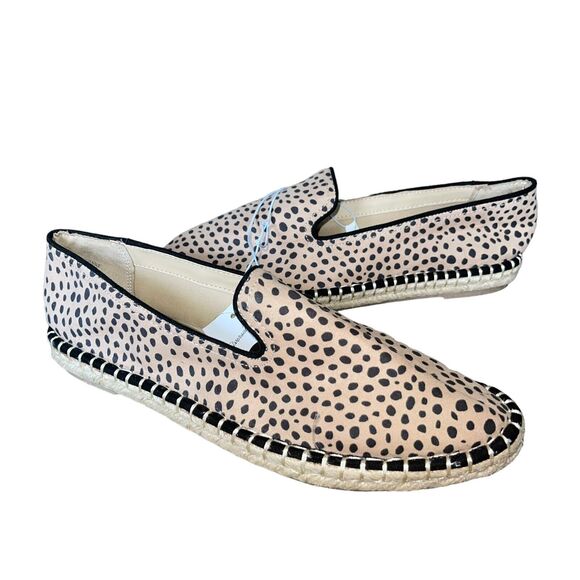 Universal Thread Shoes - Espadrille Loafers Dotted Leopard Slip On Shoes